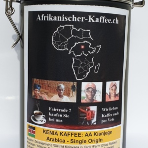 In Dosen: KENIA KAFFEE: AA Kianjege  Arabica - Single Origin (Distrikt Kirinyaga in Kariti) 500g